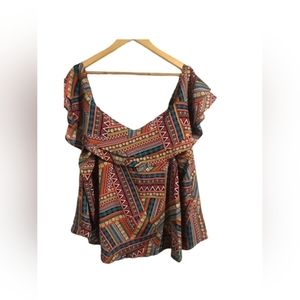 Rosegal Beautiful Pattern Blouse